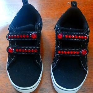 Lady bug shoes